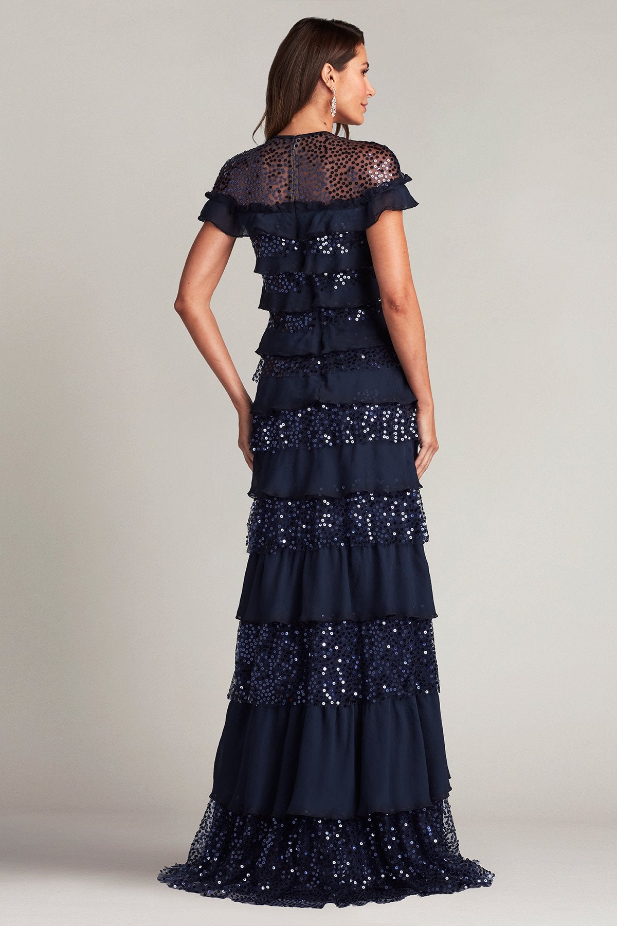 Ayers Sequin Tiered Gown