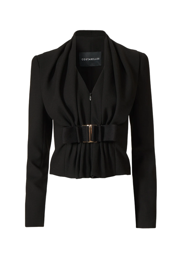 Taya Crepe Wool Jacket