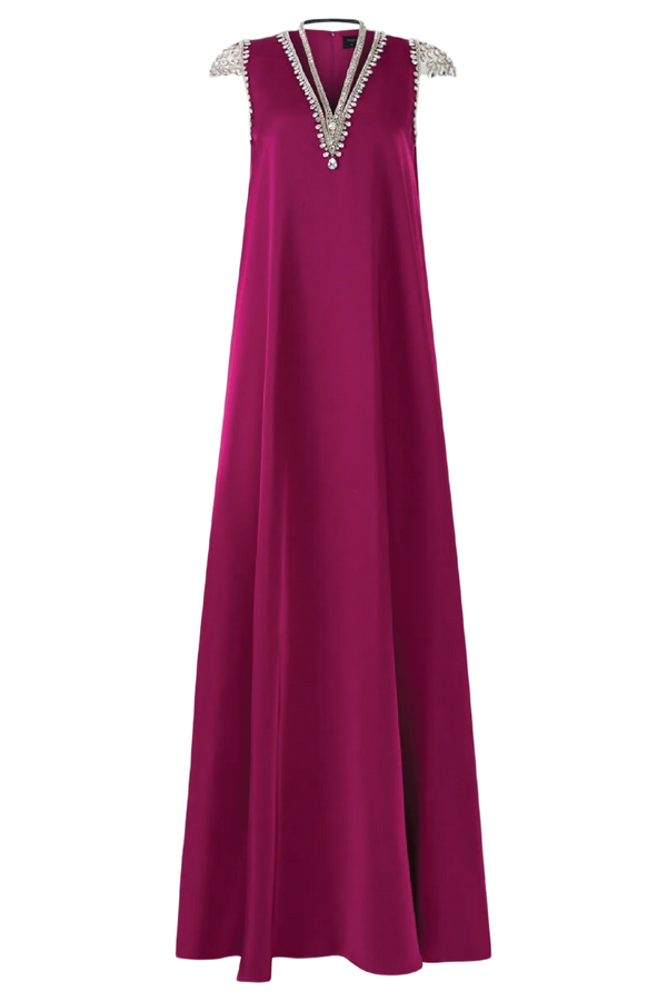Sleeveless V-Neck Straight Dress