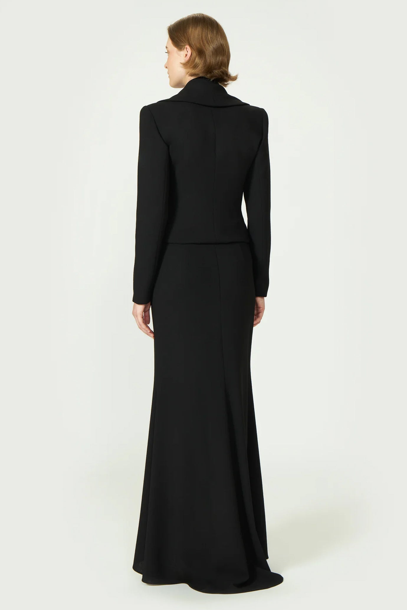 Vinna Crepe Wool Skirt