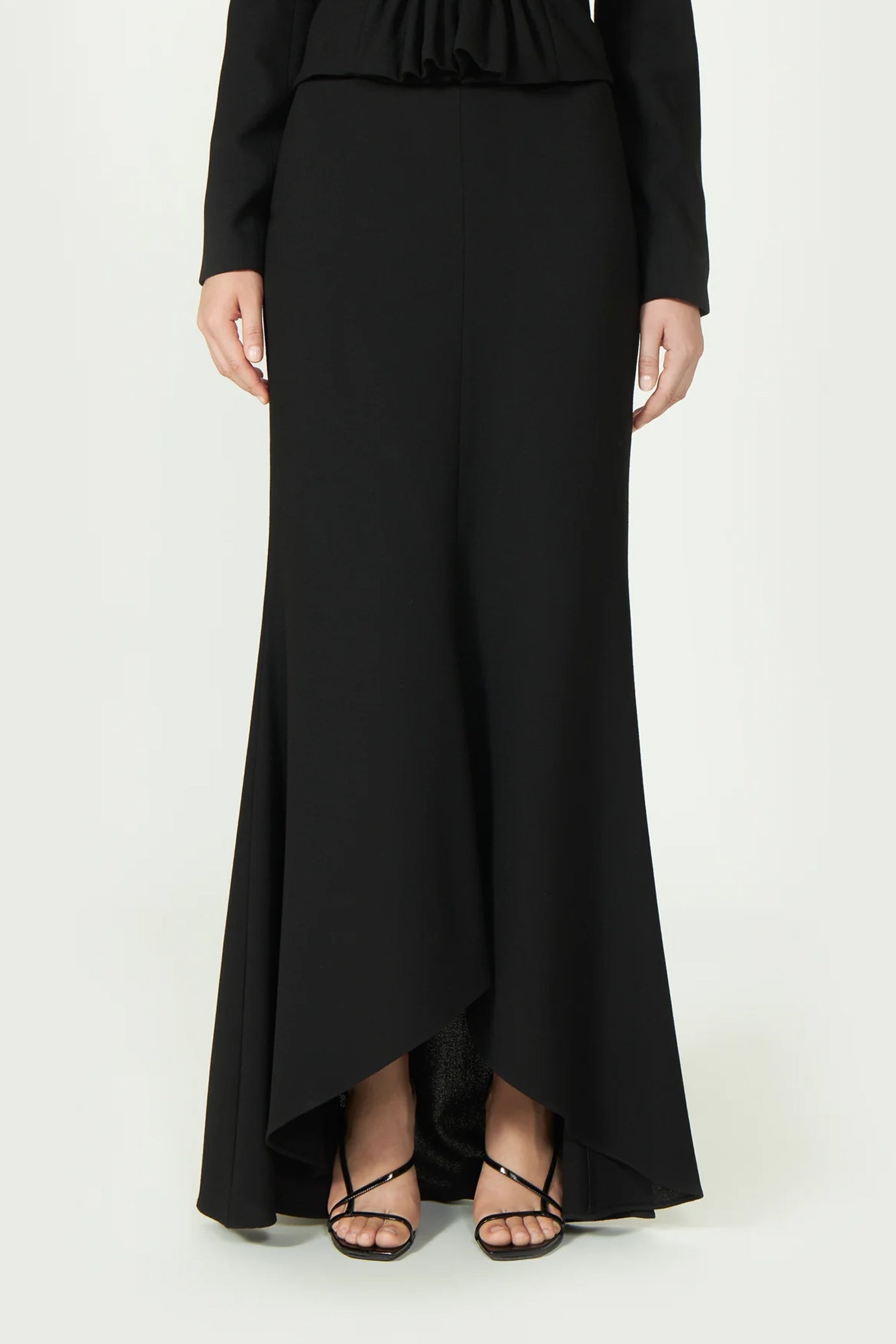 Vinna Crepe Wool Skirt