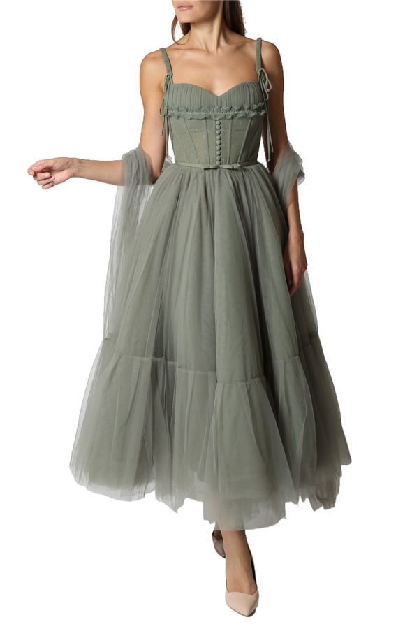 Tulle Midi Dress