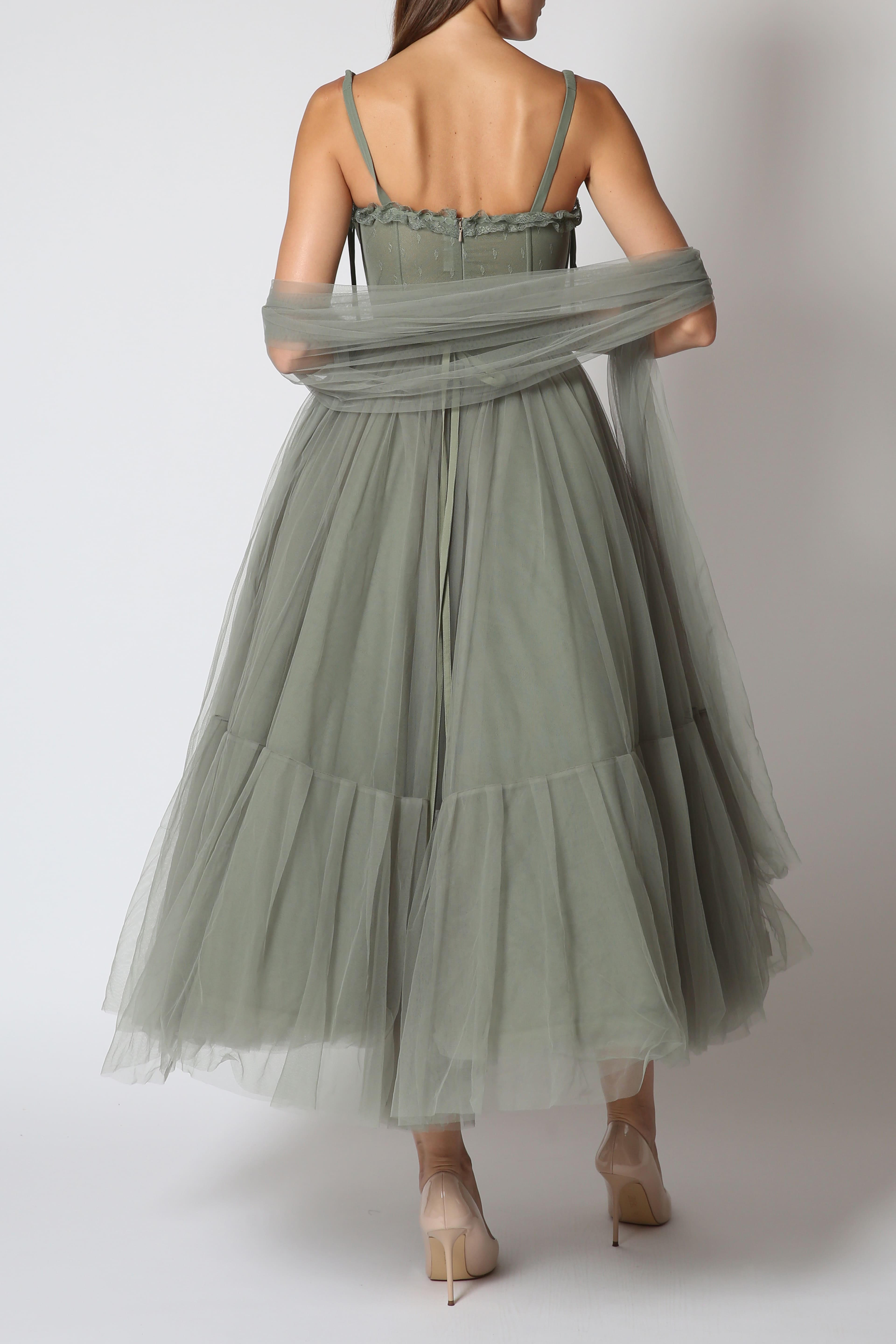 Tulle Midi Dress