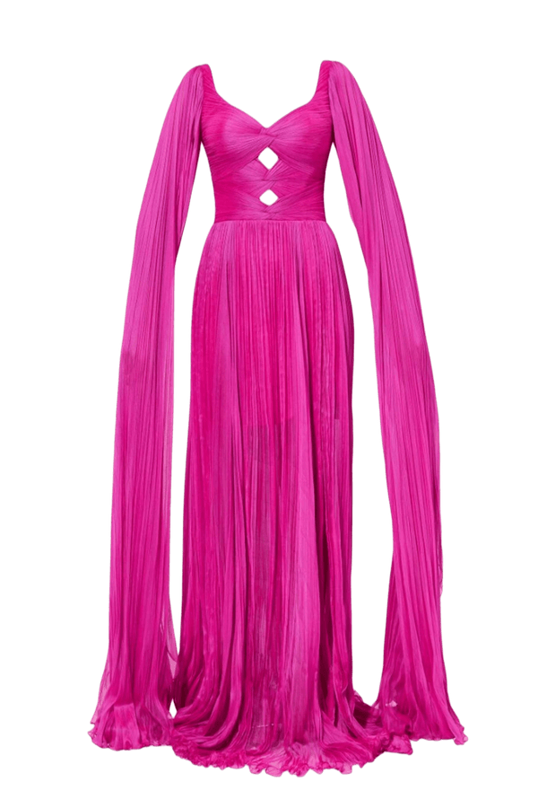 Adelaide Gown - ALBOUSHIYA - district 5 - dubai - riyadh - abaya - dresses - designers - evening wear - luxury - elegance - craftsmanship - gowns - cocktail dresses - collections - georges