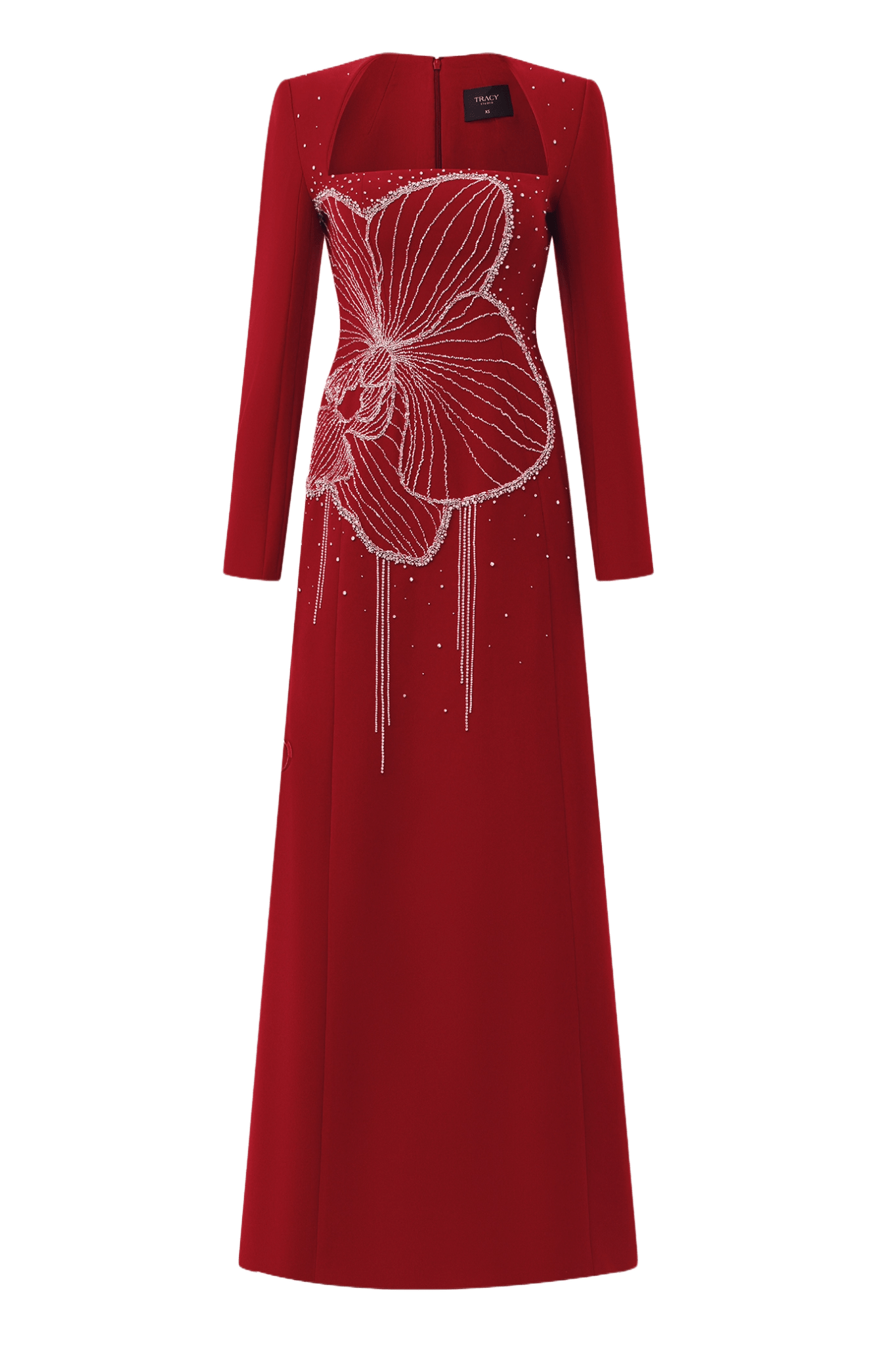 Amethyst Orchid Gown - ALBOUSHIYA - district 5 - dubai - riyadh - abaya - dresses - designers - evening wear - luxury - elegance - craftsmanship - gowns - cocktail dresses - collections - georges