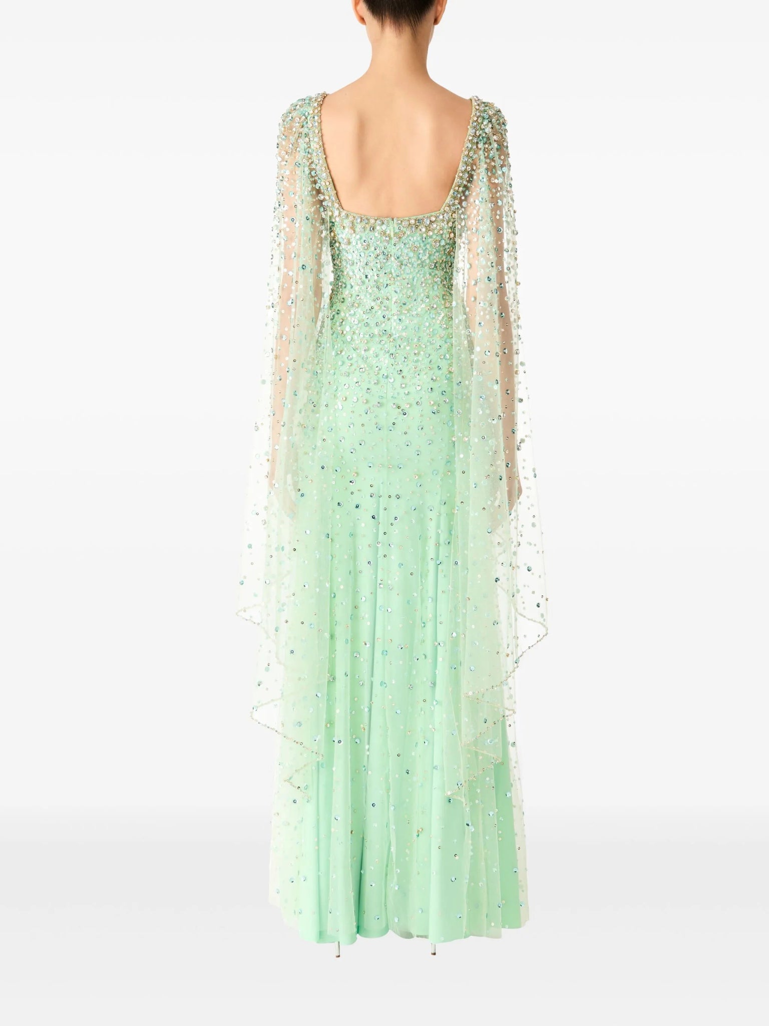 Angel Wing Dress - ALBOUSHIYA - district 5 - dubai - riyadh - abaya - dresses - designers - evening wear - luxury - elegance - craftsmanship - gowns - cocktail dresses - collections - georges