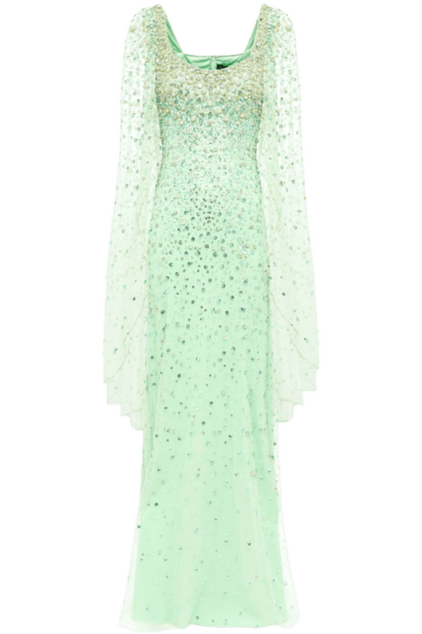 Angel Wing Dress - ALBOUSHIYA - district 5 - dubai - riyadh - abaya - dresses - designers - evening wear - luxury - elegance - craftsmanship - gowns - cocktail dresses - collections - georges
