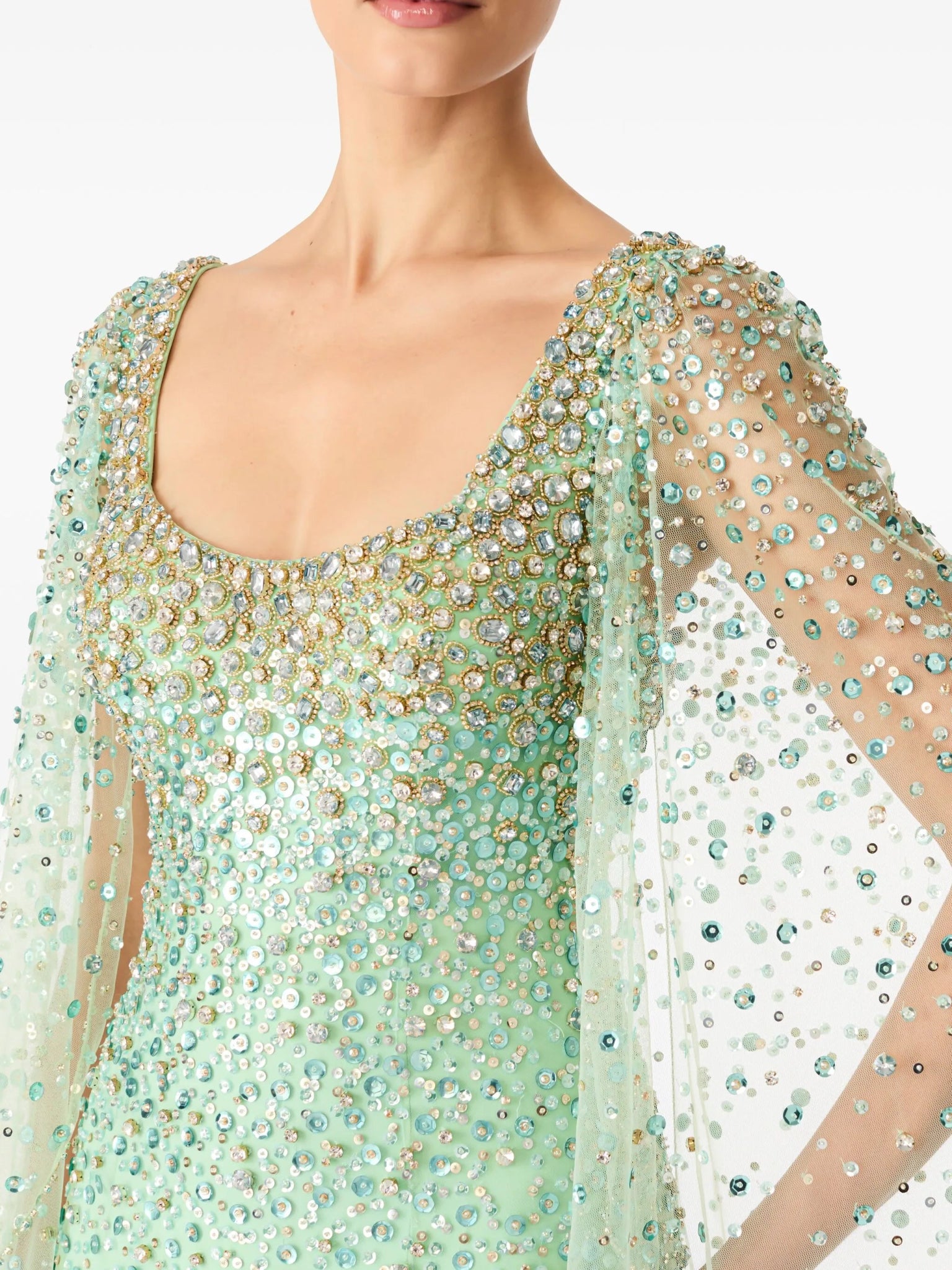 Angel Wing Dress - ALBOUSHIYA - district 5 - dubai - riyadh - abaya - dresses - designers - evening wear - luxury - elegance - craftsmanship - gowns - cocktail dresses - collections - georges