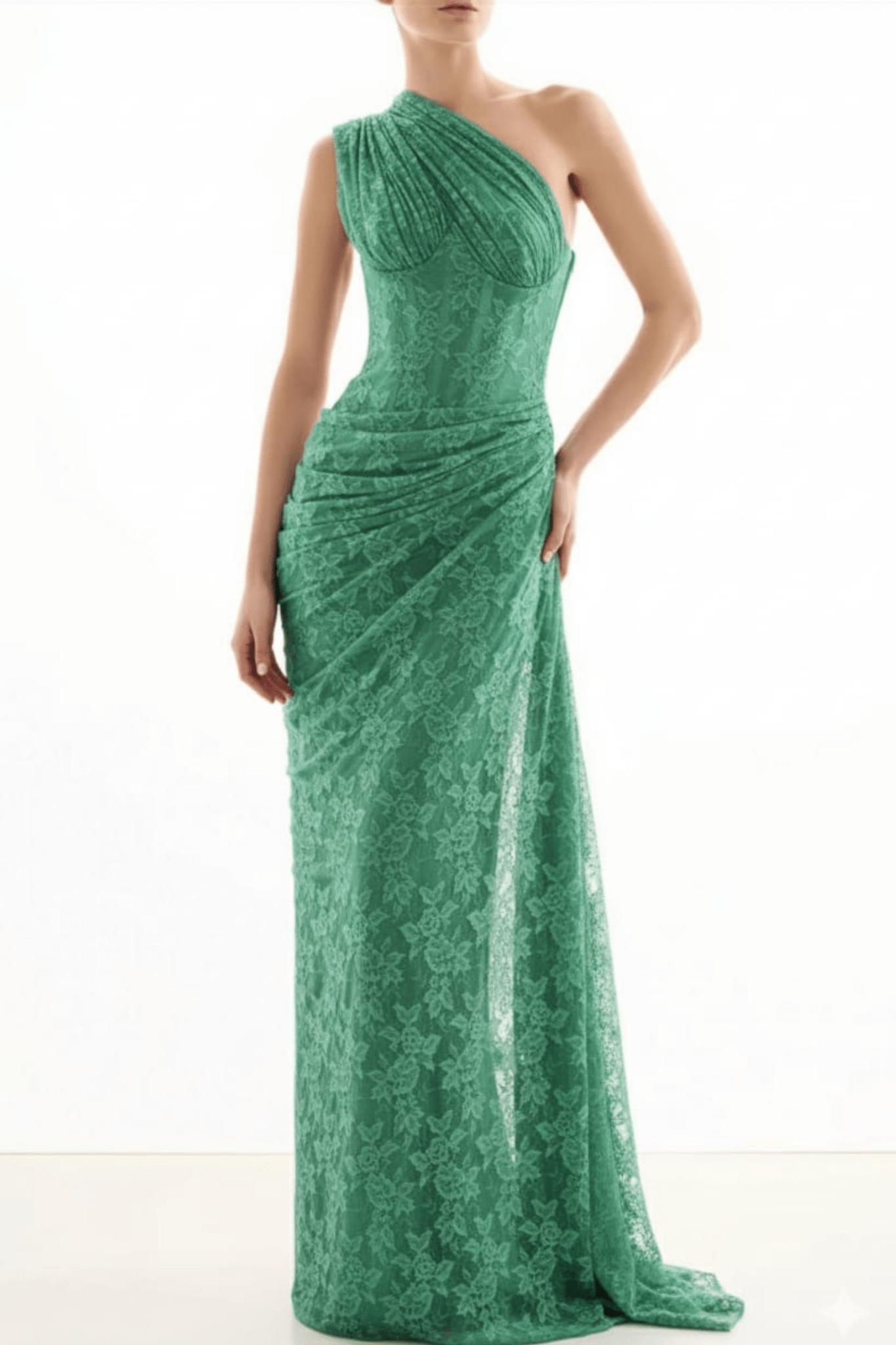 Azra Lace Gown - ALBOUSHIYA - district 5 - dubai - riyadh - abaya - dresses - designers - evening wear - luxury - elegance - craftsmanship - gowns - cocktail dresses - collections - georges