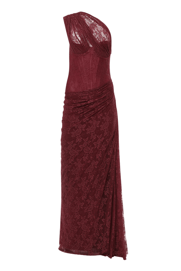 Azra Lace Gown - ALBOUSHIYA - district 5 - dubai - riyadh - abaya - dresses - designers - evening wear - luxury - elegance - craftsmanship - gowns - cocktail dresses - collections - georges