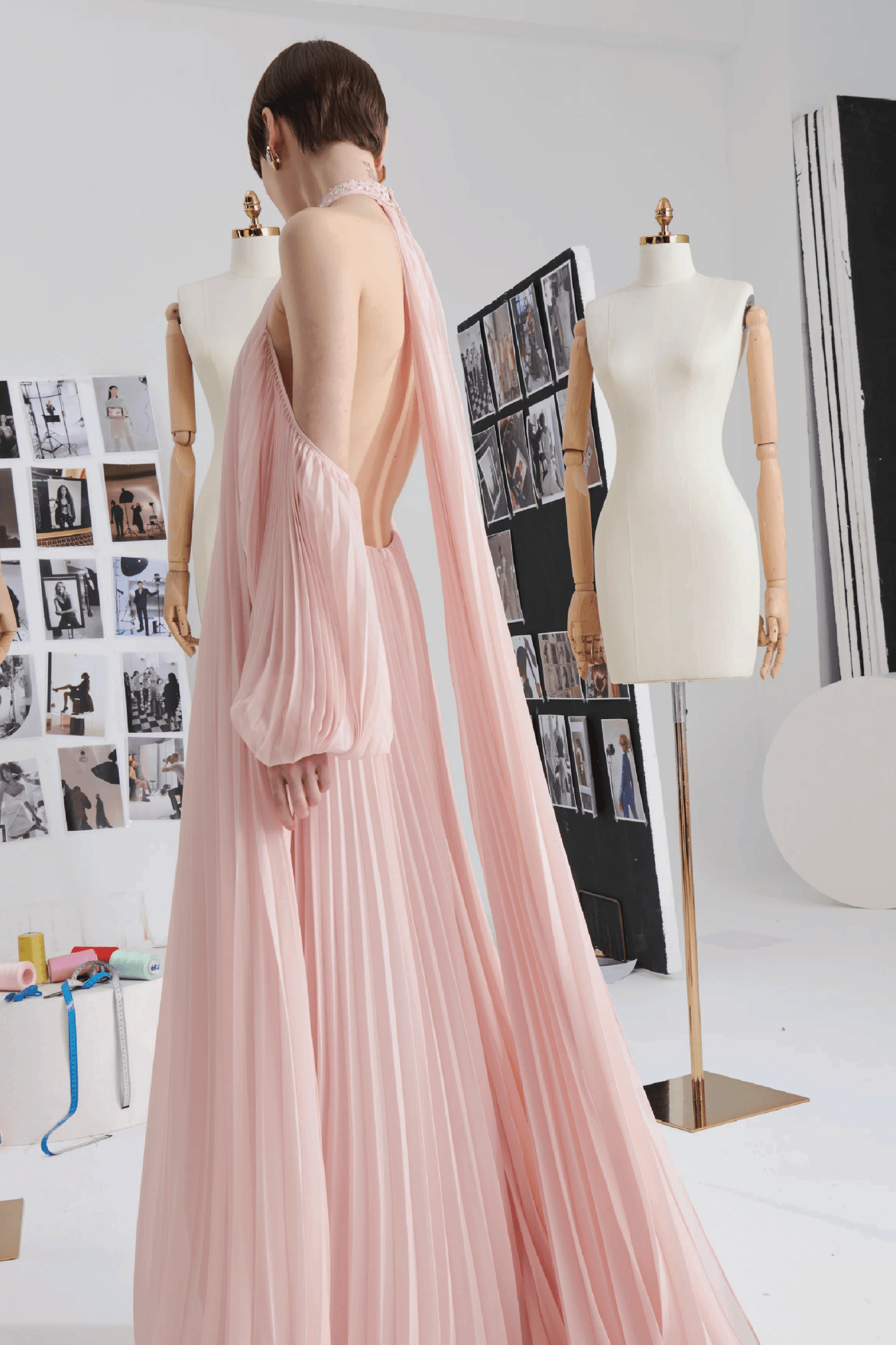 Bambi Dress - ALBOUSHIYA - district 5 - dubai - riyadh - abaya - dresses - designers - evening wear - luxury - elegance - craftsmanship - gowns - cocktail dresses - collections - georges