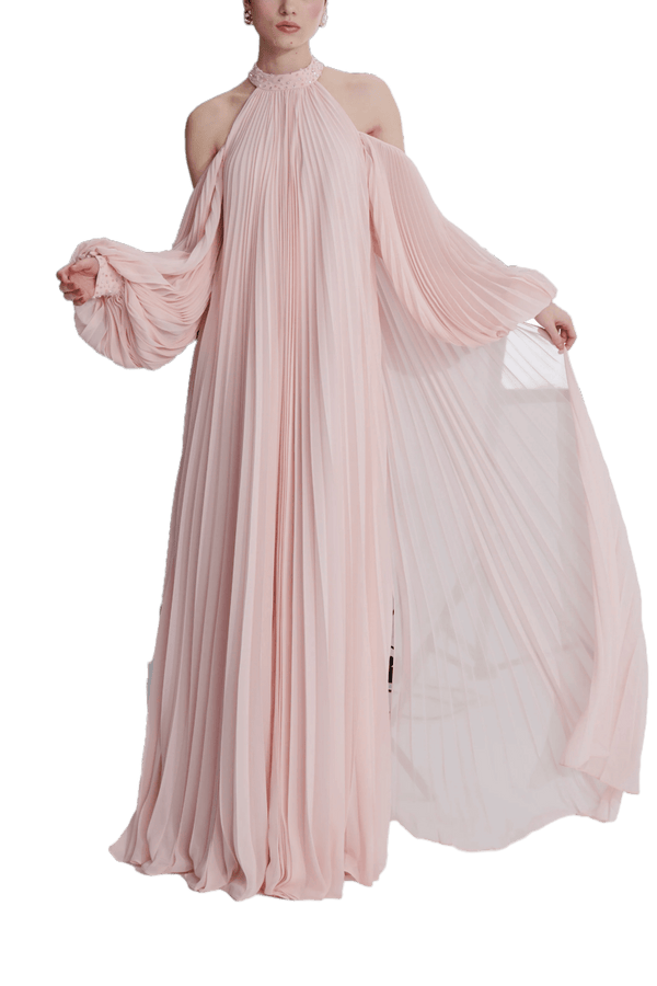 Bambi Dress - ALBOUSHIYA - district 5 - dubai - riyadh - abaya - dresses - designers - evening wear - luxury - elegance - craftsmanship - gowns - cocktail dresses - collections - georges
