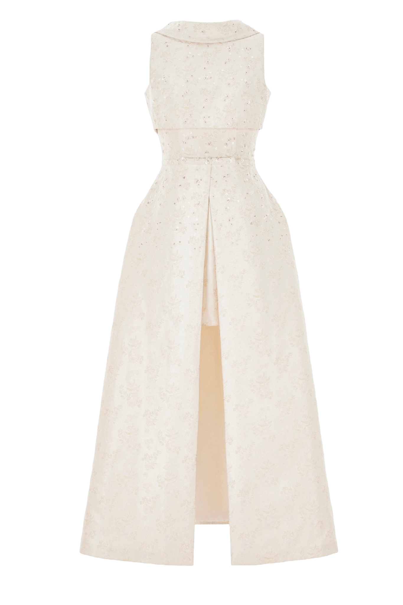 Beaded Brocade Dress - ALBOUSHIYA - district 5 - dubai - riyadh - abaya - dresses - designers - evening wear - luxury - elegance - craftsmanship - gowns - cocktail dresses - collections - georges