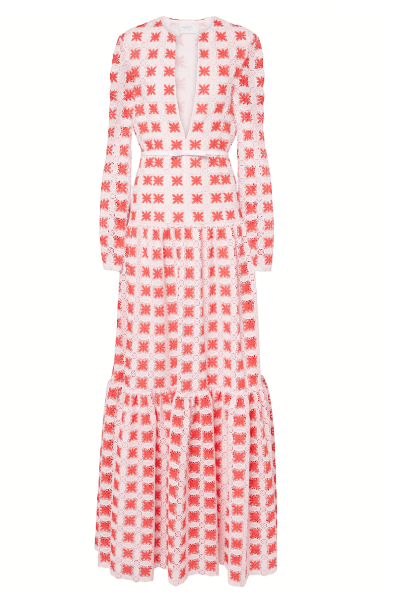 Giambattista Valli - Belted Lace Maxi Dress
