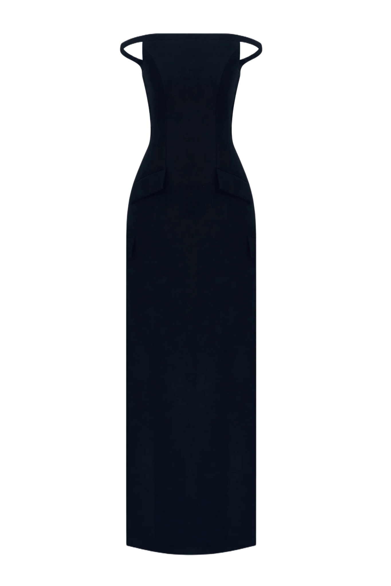 Black Pearl Beaded Maxi Dress - ALBOUSHIYA - district 5 - dubai - riyadh - abaya - dresses - designers - evening wear - luxury - elegance - craftsmanship - gowns - cocktail dresses - collections - georges