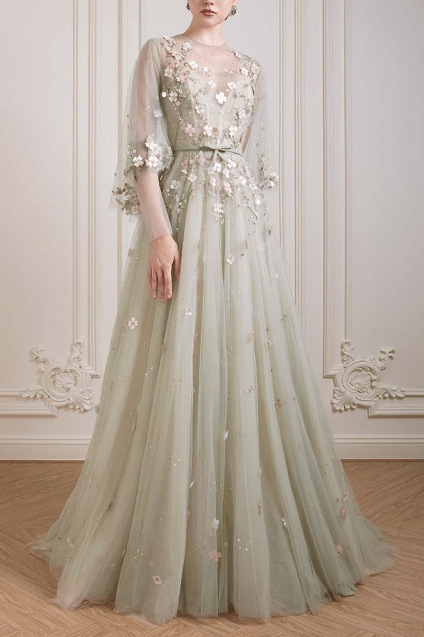 Blossom Dreams - ALBOUSHIYA - district 5 - dubai - riyadh - abaya - dresses - designers - evening wear - luxury - elegance - craftsmanship - gowns - cocktail dresses - collections - georges