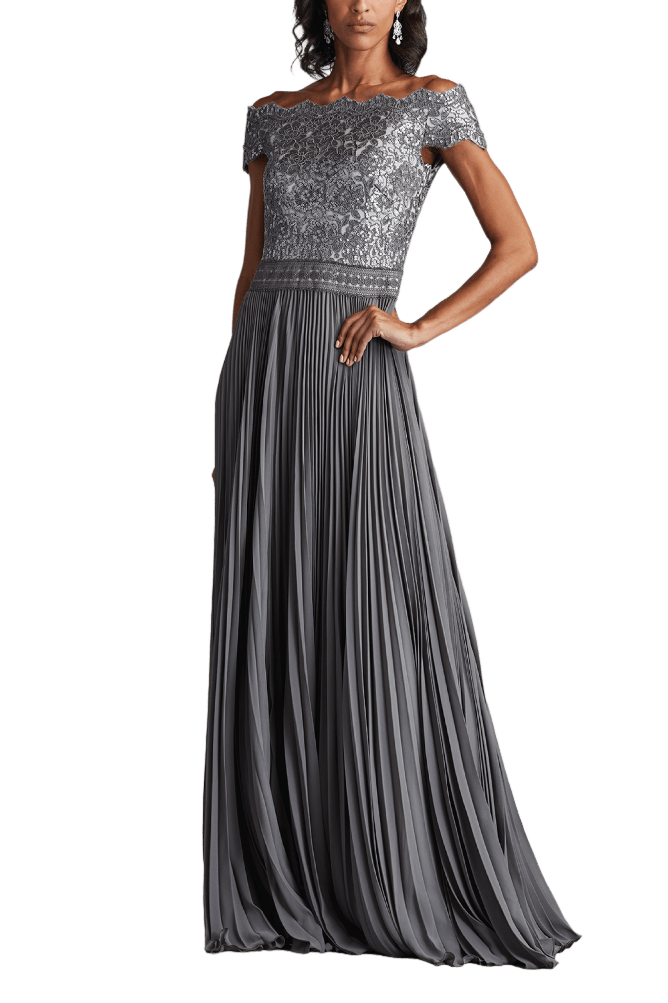 Bode Sequin Embroidered Lace And Tulle Gown - ALBOUSHIYA - district 5 - dubai - riyadh - abaya - dresses - designers - evening wear - luxury - elegance - craftsmanship - gowns - cocktail dresses - collections - georges