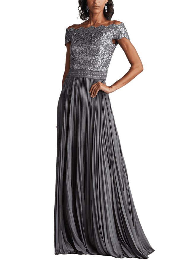 Bode Sequin Embroidered Lace And Tulle Gown - ALBOUSHIYA - district 5 - dubai - riyadh - abaya - dresses - designers - evening wear - luxury - elegance - craftsmanship - gowns - cocktail dresses - collections - georges