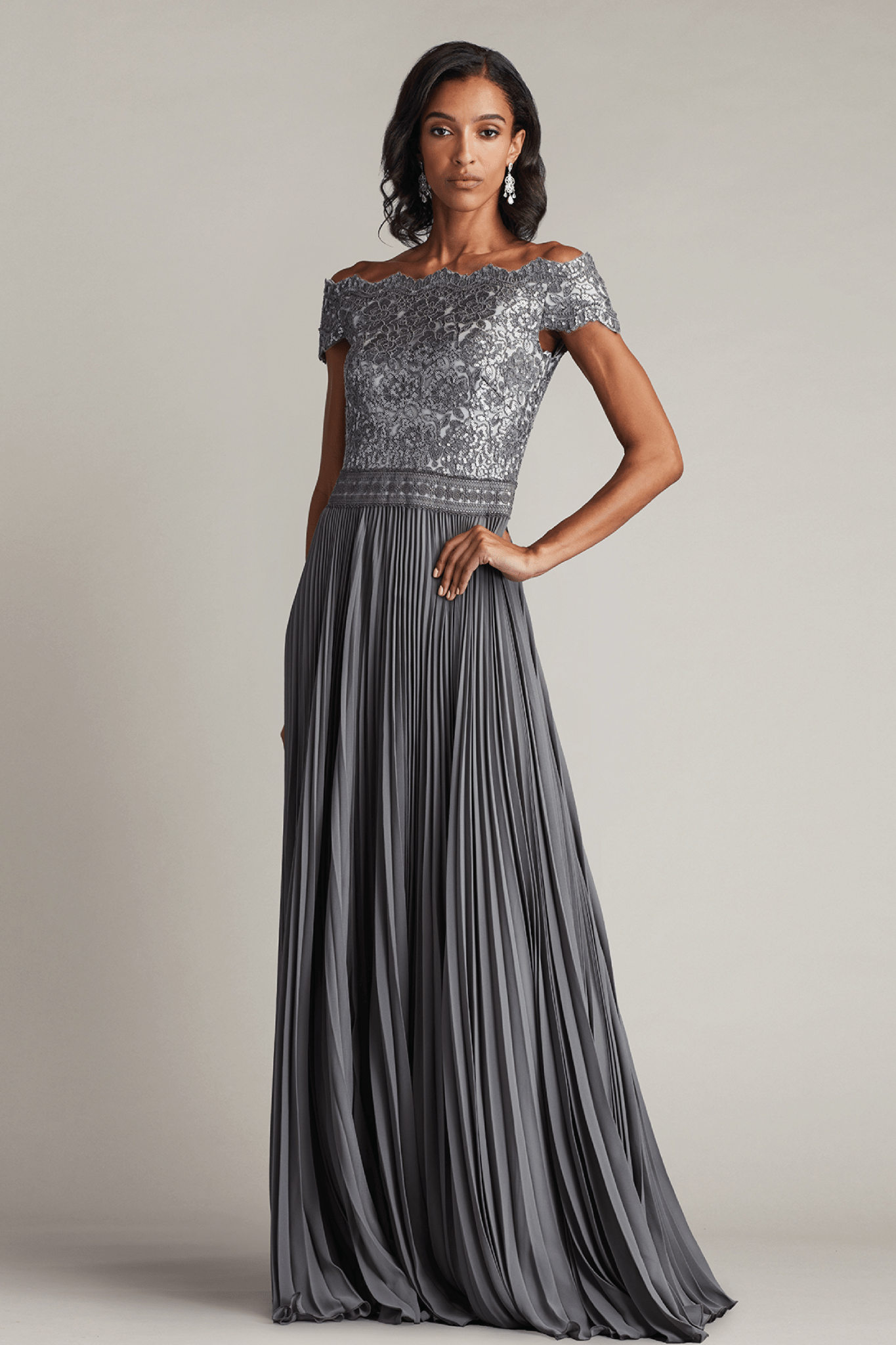 Bode Sequin Embroidered Lace And Tulle Gown - ALBOUSHIYA - district 5 - dubai - riyadh - abaya - dresses - designers - evening wear - luxury - elegance - craftsmanship - gowns - cocktail dresses - collections - georges