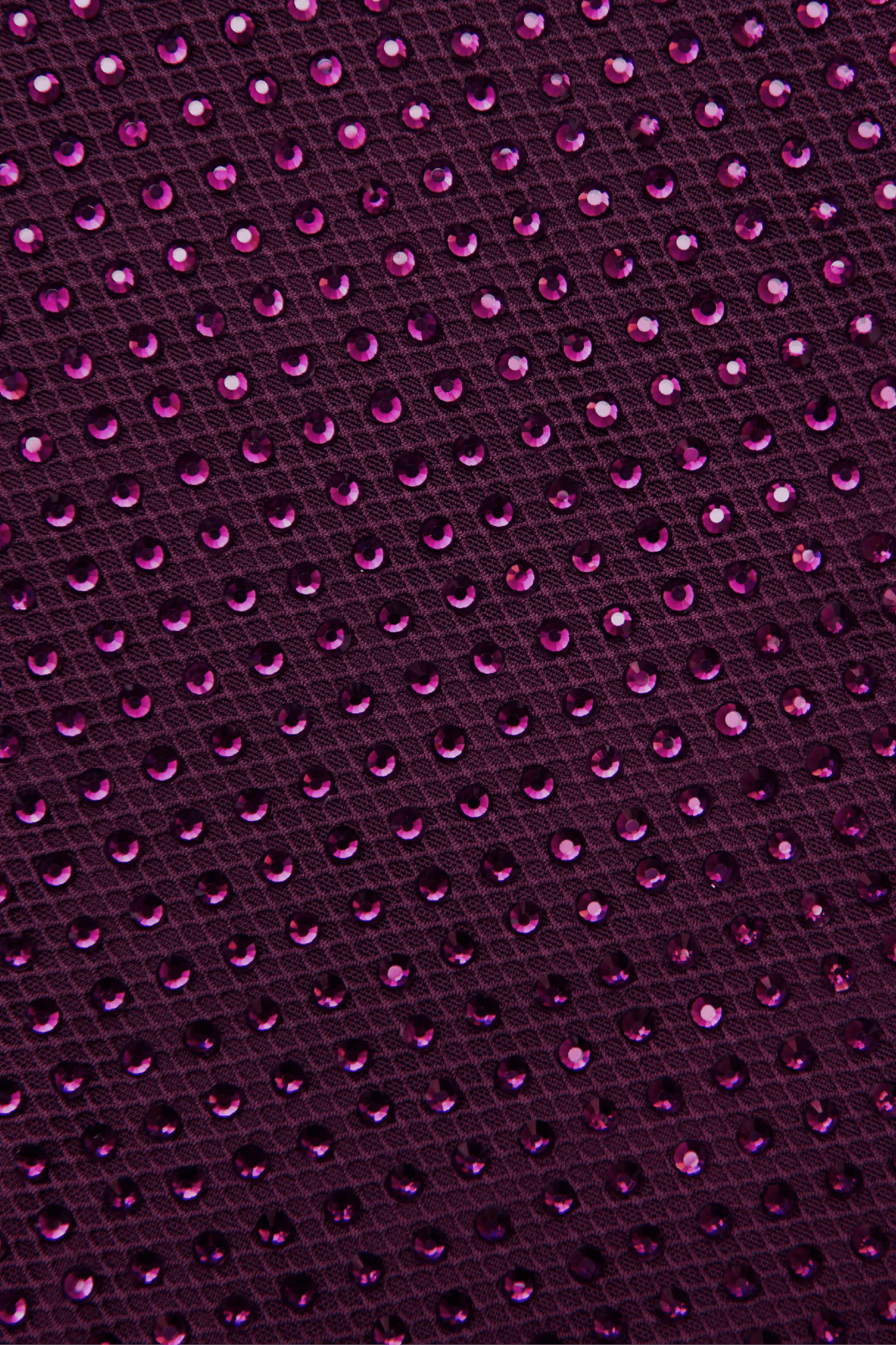 Burgundy Rhinestone Fishnet Midi Dress - ALBOUSHIYA - district 5 - dubai - riyadh - abaya - dresses - designers - evening wear - luxury - elegance - craftsmanship - gowns - cocktail dresses - collections - georges
