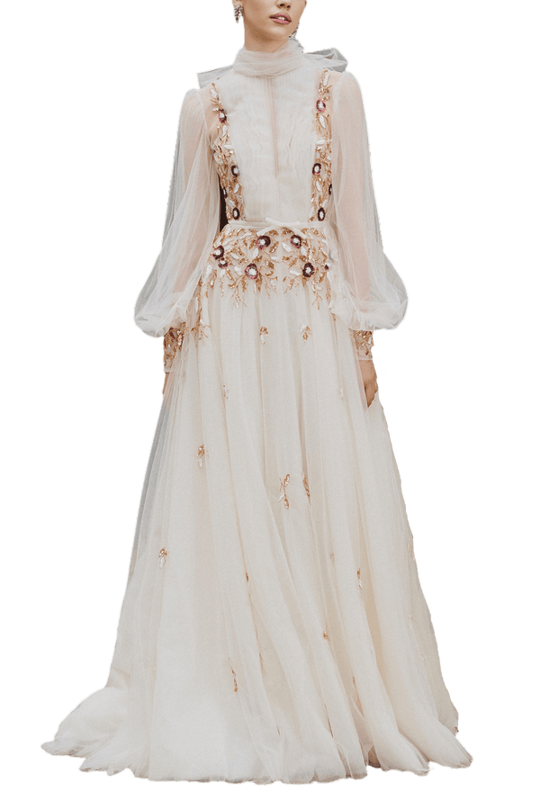 Celestial Empress Gown - ALBOUSHIYA - district 5 - dubai - riyadh - abaya - dresses - designers - evening wear - luxury - elegance - craftsmanship - gowns - cocktail dresses - collections - georges