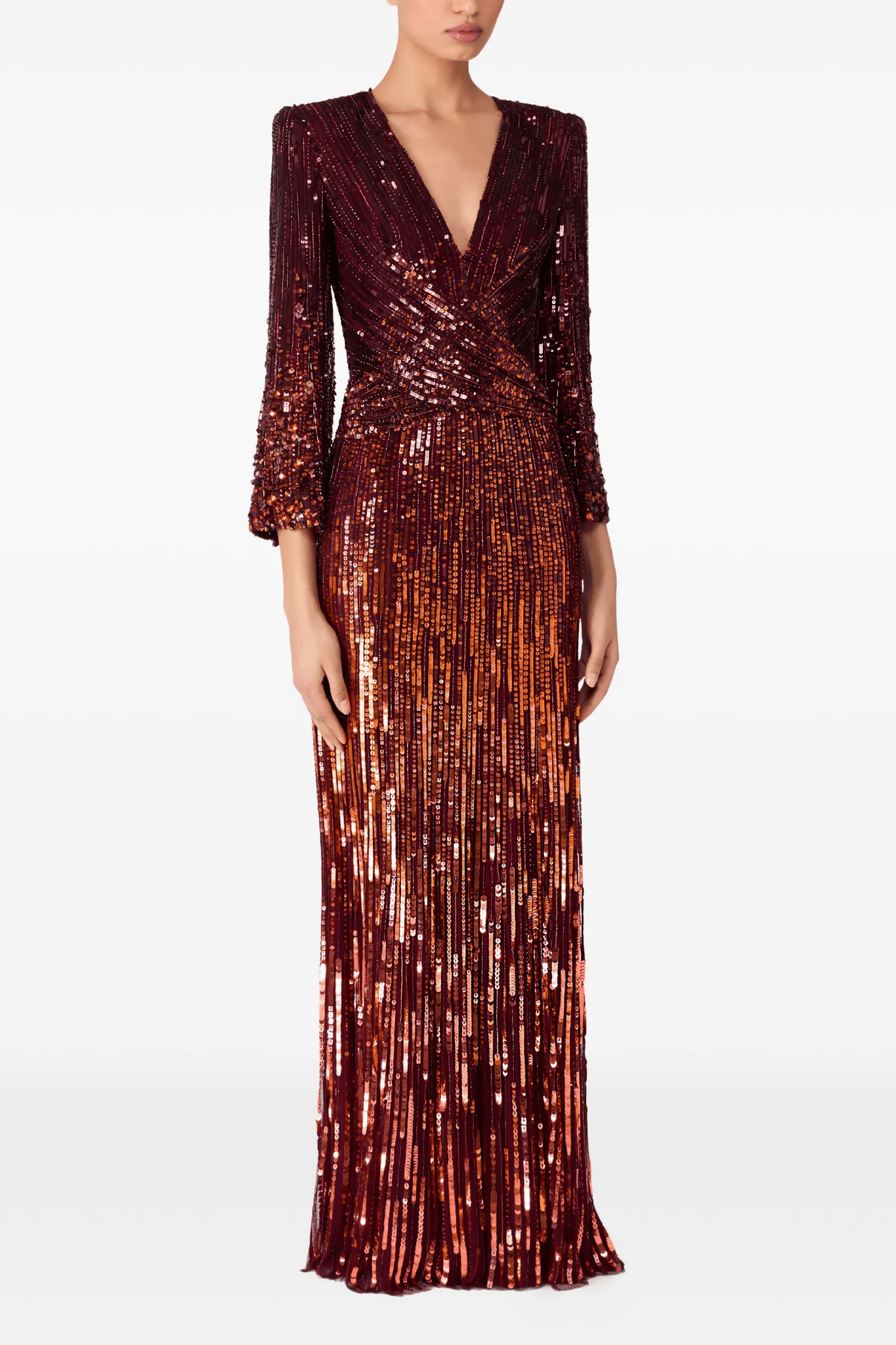 Cosmos Maxi Dress - ALBOUSHIYA - district 5 - dubai - riyadh - abaya - dresses - designers - evening wear - luxury - elegance - craftsmanship - gowns - cocktail dresses - collections - georges