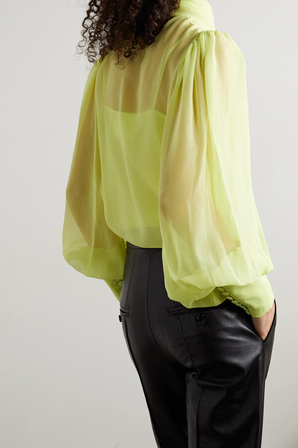 Sloane Silk-chiffon Blouse