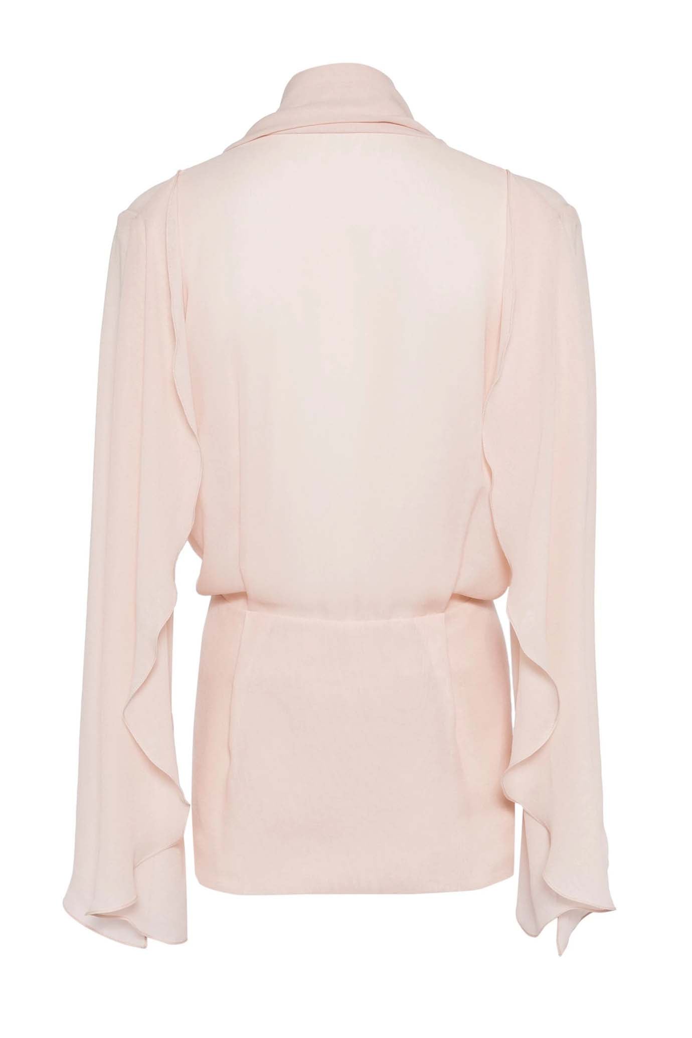 Buttoned Silk Blouse