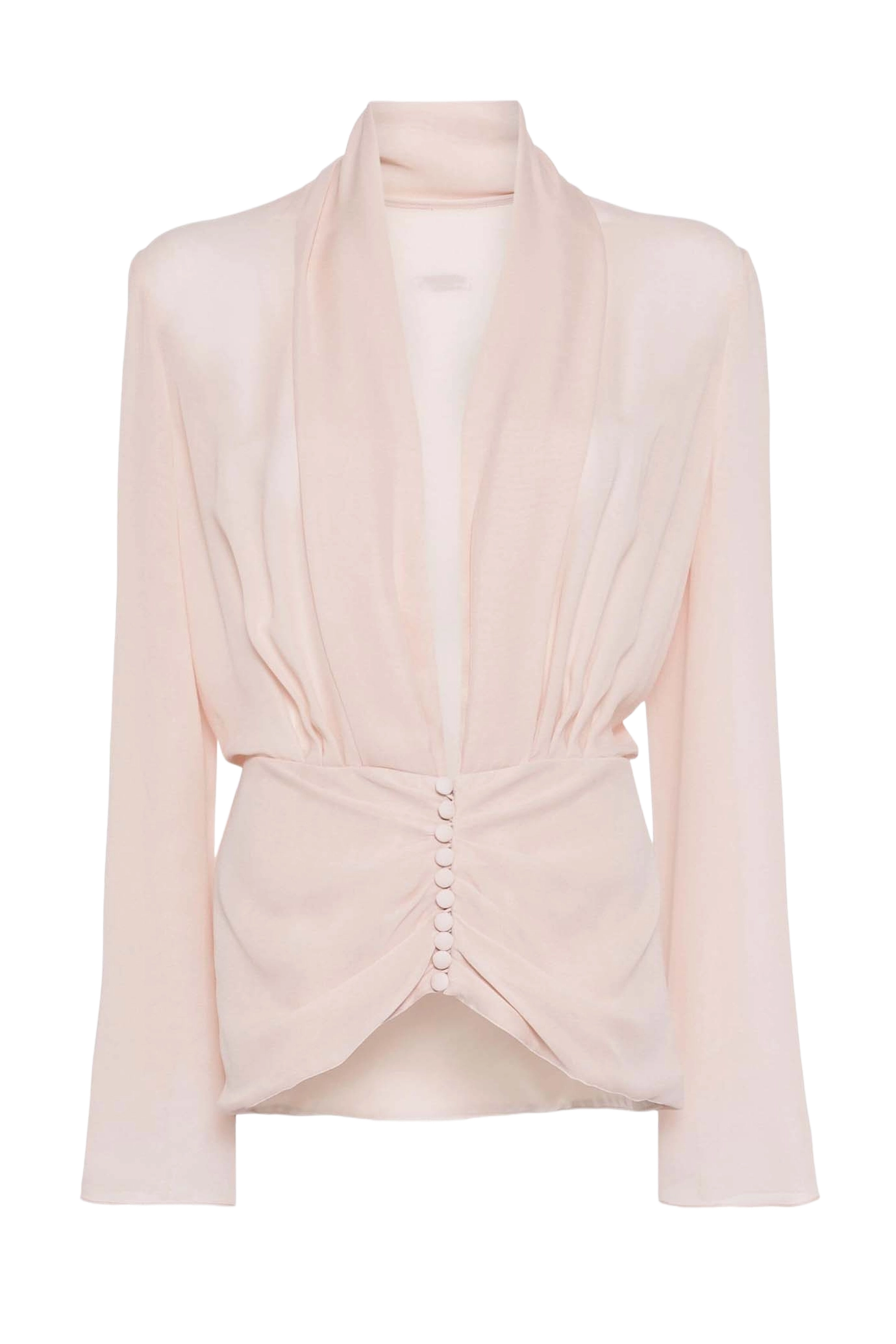 Buttoned Silk Blouse