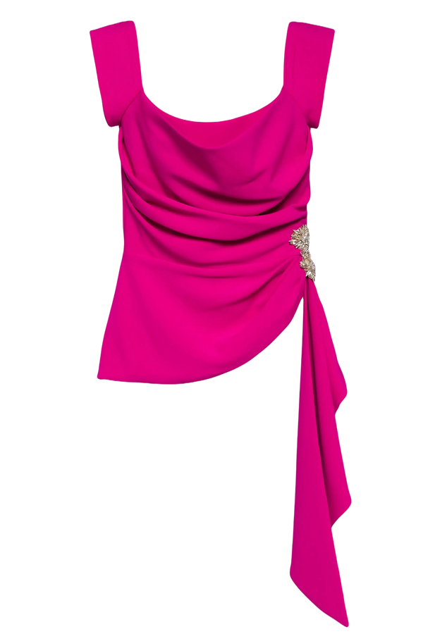Veya Drape Off Shoulder