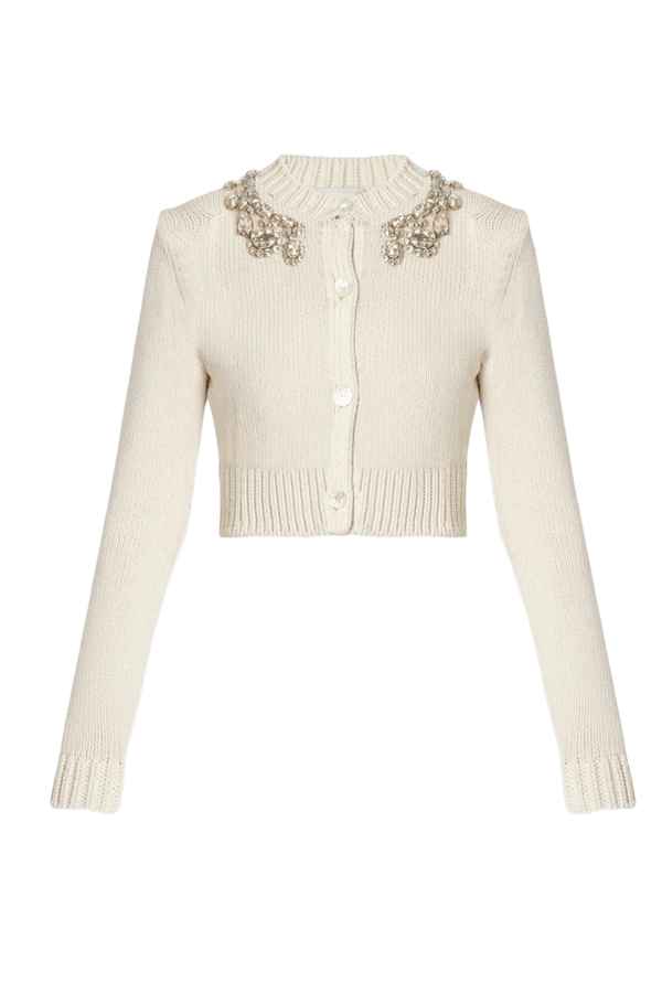 Cropped Cardigan - ALBOUSHIYA - district 5 - dubai - riyadh - abaya - dresses - designers - evening wear - luxury - elegance - craftsmanship - gowns - cocktail dresses - collections - georges