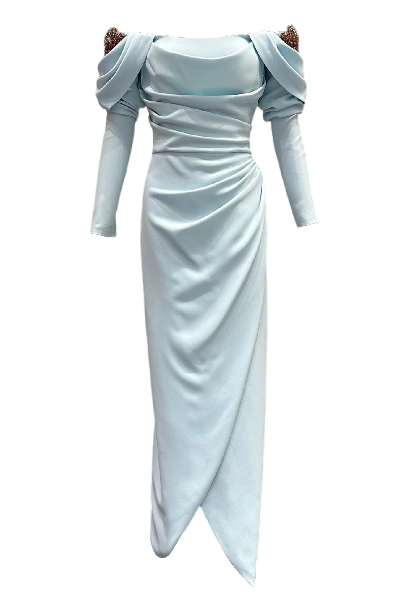 Lilas Crepe Gown