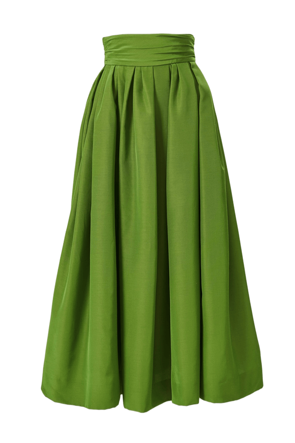 Cummberbund - Waist Midi Skirt - ALBOUSHIYA - district 5 - dubai - riyadh - abaya - dresses - designers - evening wear - luxury - elegance - craftsmanship - gowns - cocktail dresses - collections - georges