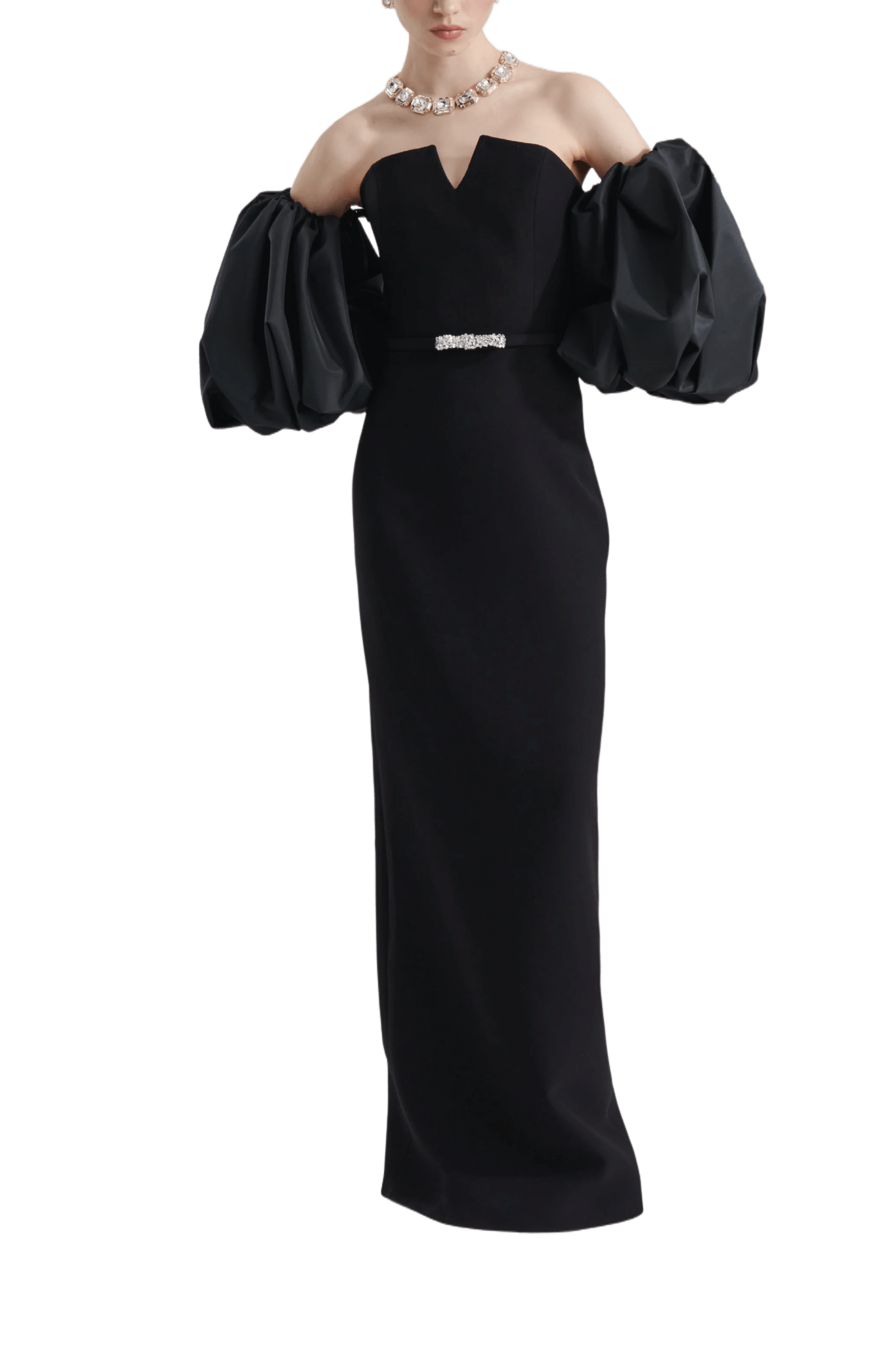 Cyrus Dress - ALBOUSHIYA - district 5 - dubai - riyadh - abaya - dresses - designers - evening wear - luxury - elegance - craftsmanship - gowns - cocktail dresses - collections - georges