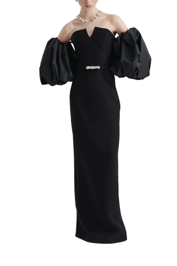 Cyrus Dress - ALBOUSHIYA - district 5 - dubai - riyadh - abaya - dresses - designers - evening wear - luxury - elegance - craftsmanship - gowns - cocktail dresses - collections - georges