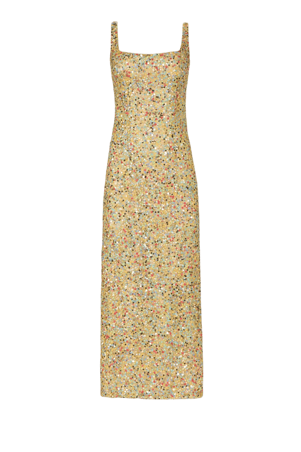 Dasha Sequin Medley Dress - ALBOUSHIYA - district 5 - dubai - riyadh - abaya - dresses - designers - evening wear - luxury - elegance - craftsmanship - gowns - cocktail dresses - collections - georges