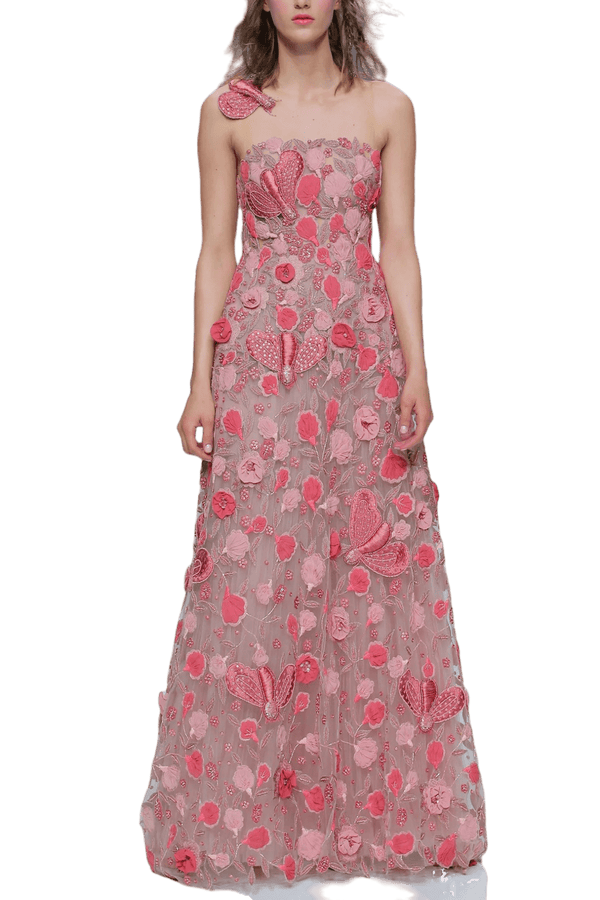 Dragonfly Gown - ALBOUSHIYA - district 5 - dubai - riyadh - abaya - dresses - designers - evening wear - luxury - elegance - craftsmanship - gowns - cocktail dresses - collections - georges