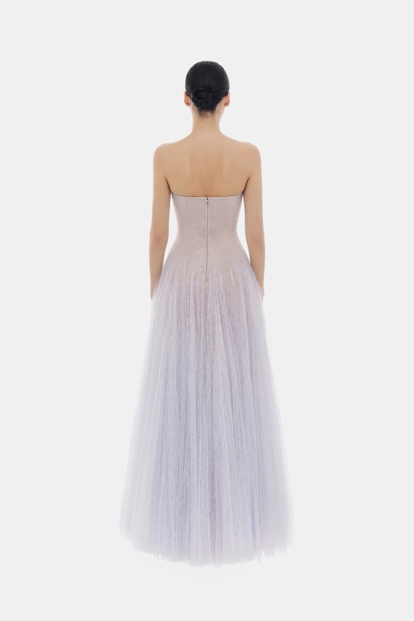 Draped Lace Maxi Dress - ALBOUSHIYA - district 5 - dubai - riyadh - abaya - dresses - designers - evening wear - luxury - elegance - craftsmanship - gowns - cocktail dresses - collections - georges