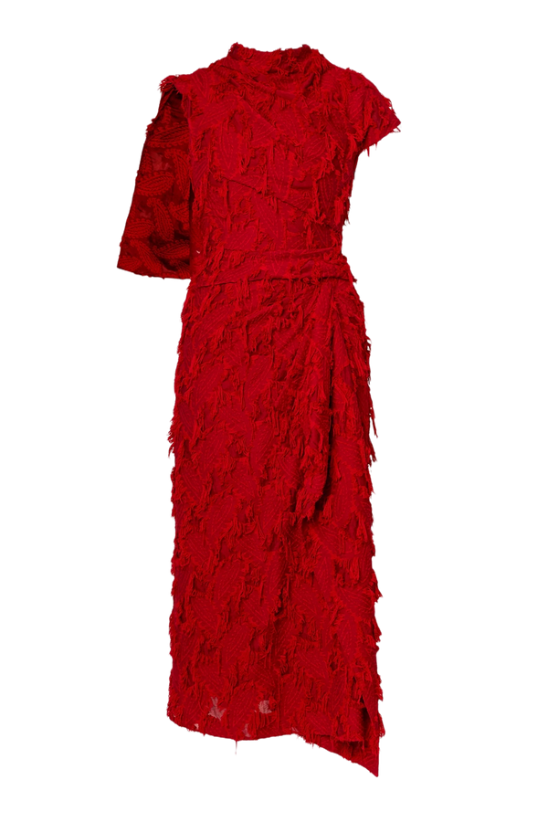 Draped Midi Dress