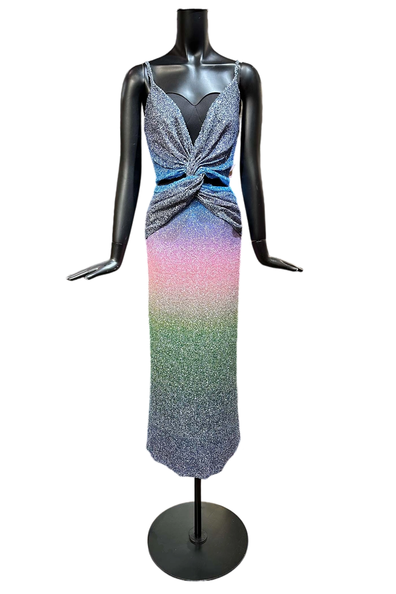 Melliora Sleeveless Sequin Ombre Dress