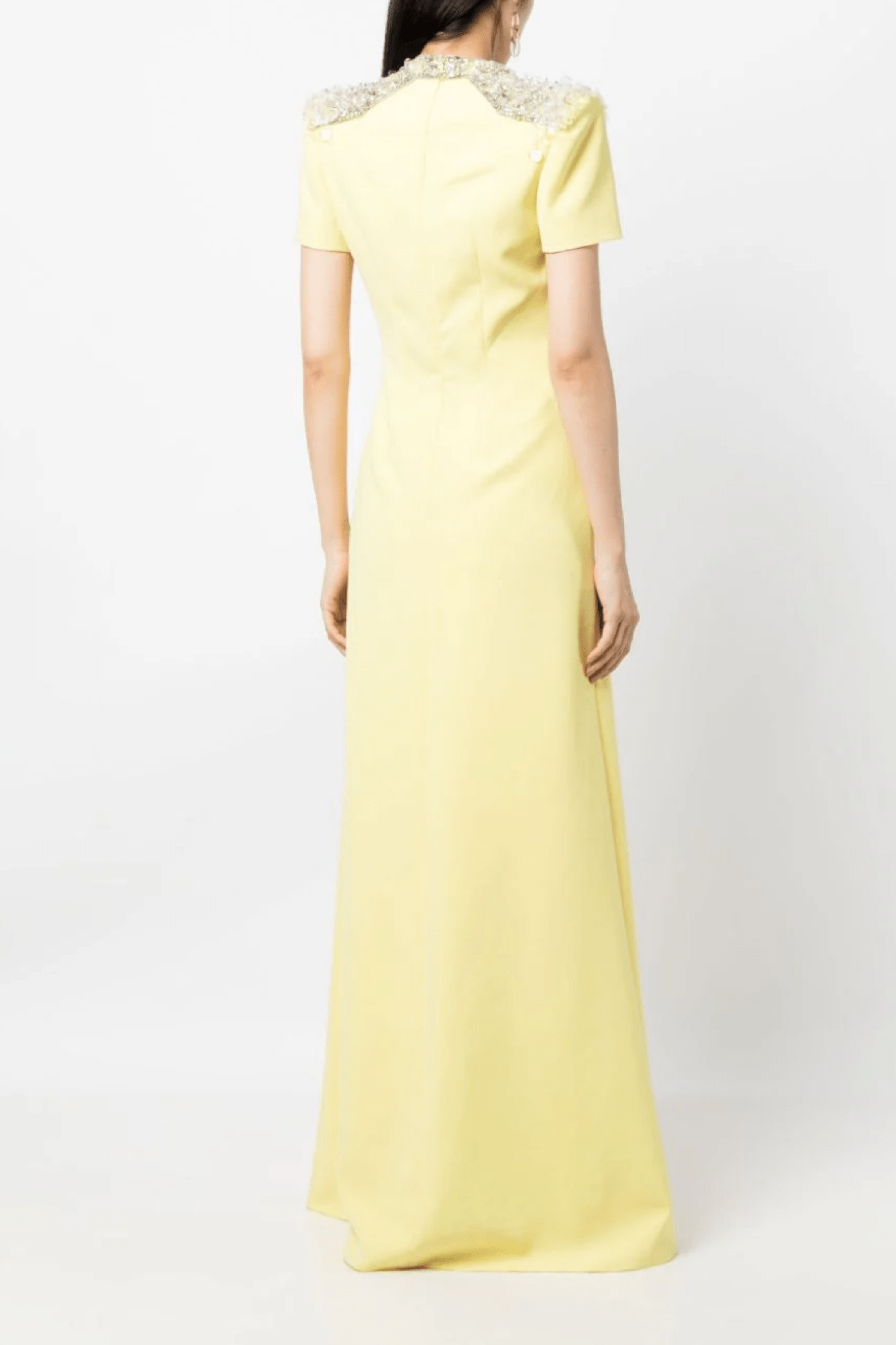 Dune A Line Maxi Dress - ALBOUSHIYA - district 5 - dubai - riyadh - abaya - dresses - designers - evening wear - luxury - elegance - craftsmanship - gowns - cocktail dresses - collections - georges