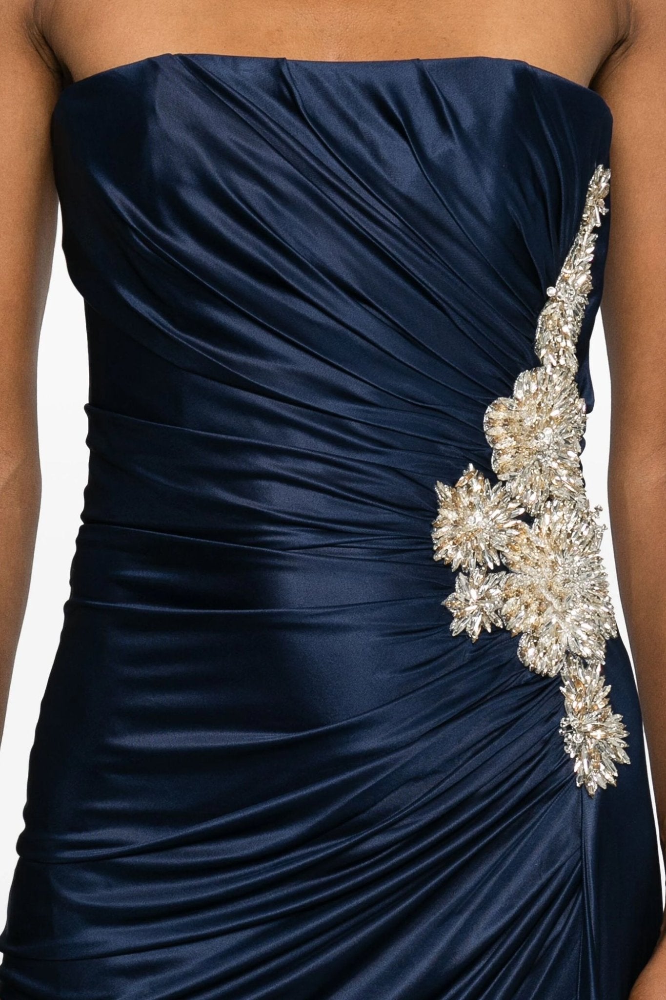 Elettra Jersey Crystal Gown - ALBOUSHIYA - district 5 - dubai - riyadh - abaya - dresses - designers - evening wear - luxury - elegance - craftsmanship - gowns - cocktail dresses - collections - georges