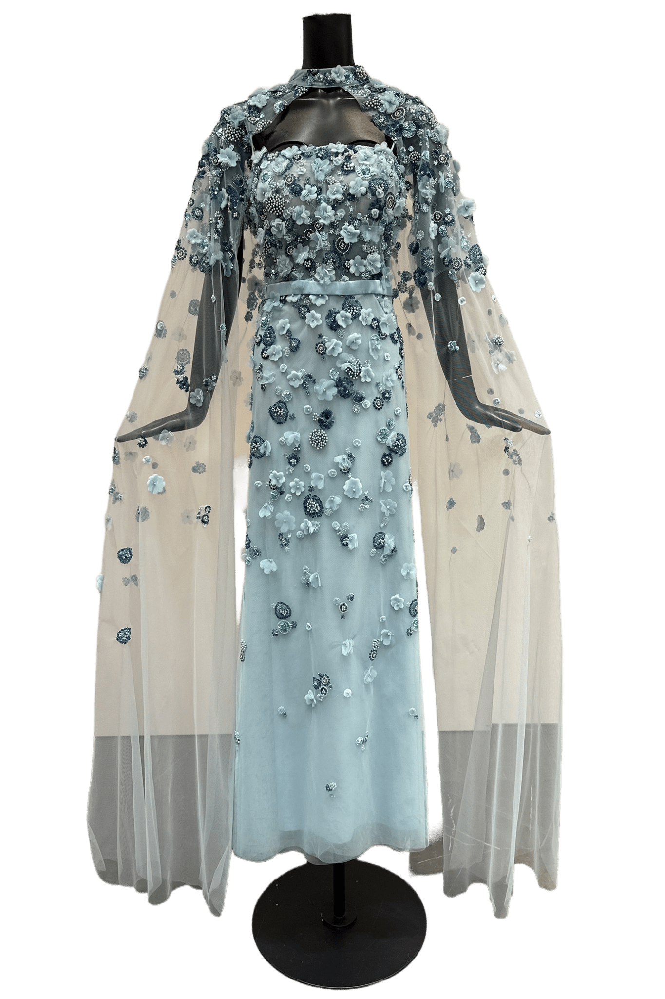 Enchanted Blossom Gown - ALBOUSHIYA - district 5 - dubai - riyadh - abaya - dresses - designers - evening wear - luxury - elegance - craftsmanship - gowns - cocktail dresses - collections - georges