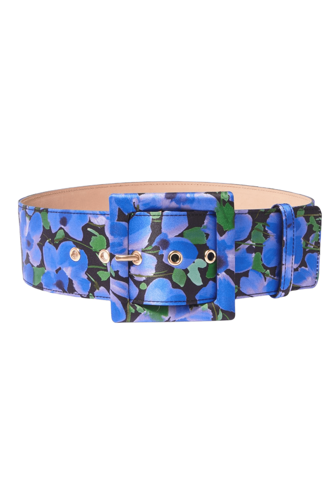 Floral - Print Icon Belt - ALBOUSHIYA - district 5 - dubai - riyadh - abaya - dresses - designers - evening wear - luxury - elegance - craftsmanship - gowns - cocktail dresses - collections - georges