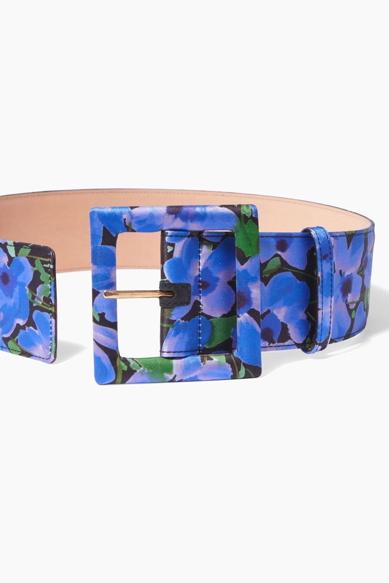 Floral - Print Icon Belt - ALBOUSHIYA - district 5 - dubai - riyadh - abaya - dresses - designers - evening wear - luxury - elegance - craftsmanship - gowns - cocktail dresses - collections - georges