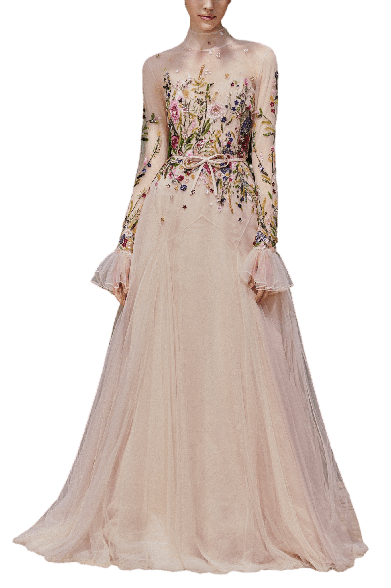Garden of Whimsy Gown - ALBOUSHIYA - district 5 - dubai - riyadh - abaya - dresses - designers - evening wear - luxury - elegance - craftsmanship - gowns - cocktail dresses - collections - georges