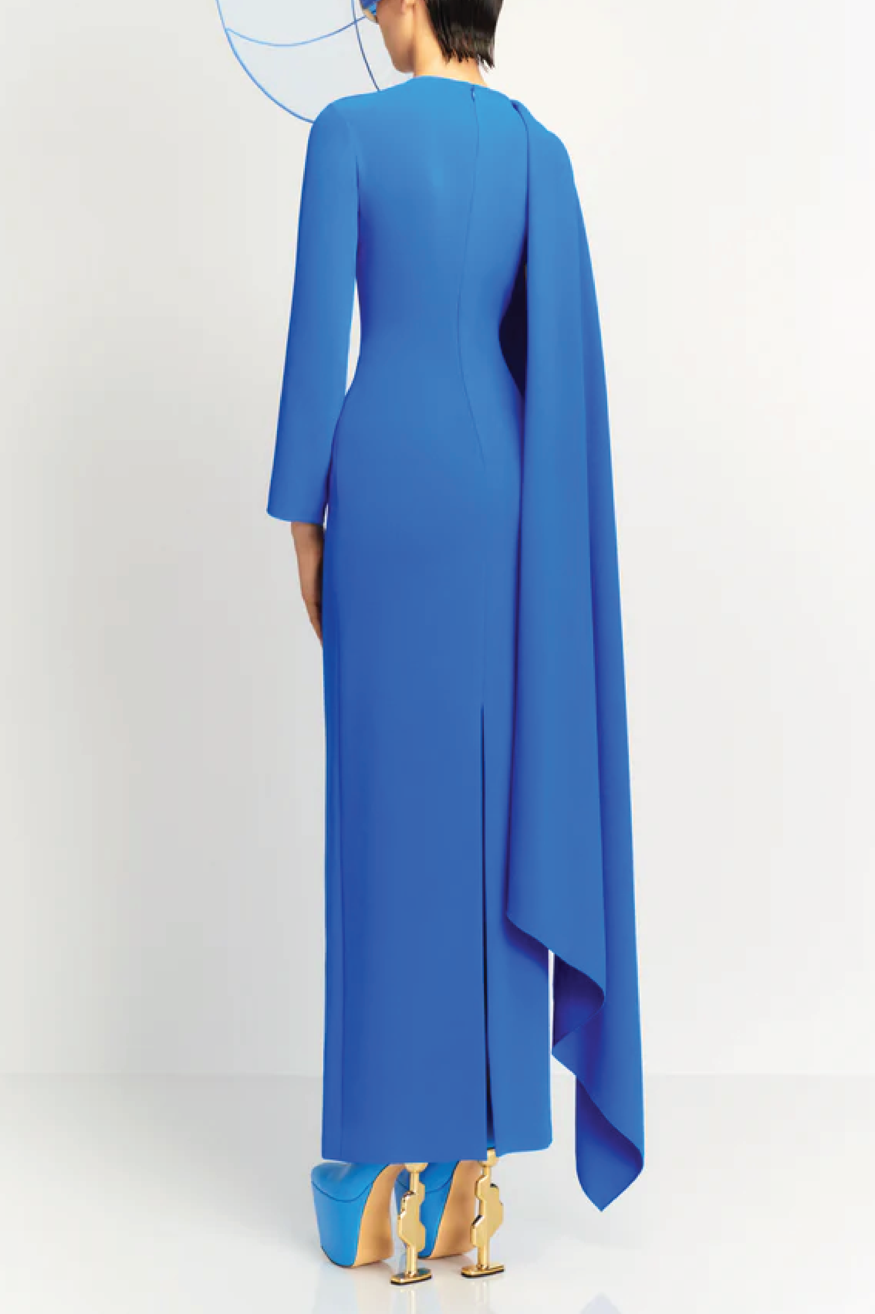 The Lydia Maxi Dress in Blue