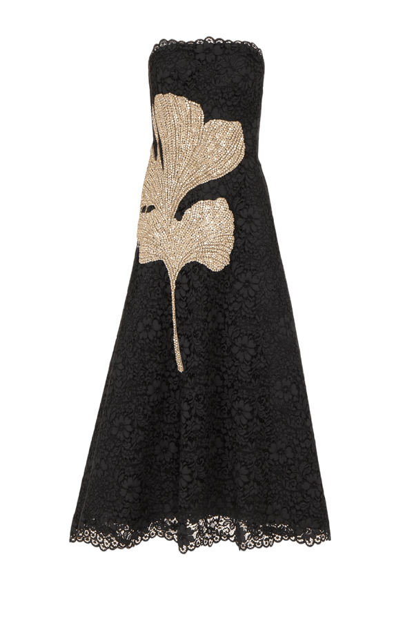 Hallis Lace Dress - ALBOUSHIYA - district 5 - dubai - riyadh - abaya - dresses - designers - evening wear - luxury - elegance - craftsmanship - gowns - cocktail dresses - collections - georges