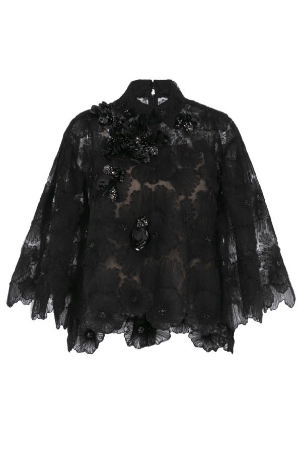 Josya Top - ALBOUSHIYA - district 5 - dubai - riyadh - abaya - dresses - designers - evening wear - luxury - elegance - craftsmanship - gowns - cocktail dresses - collections - georges