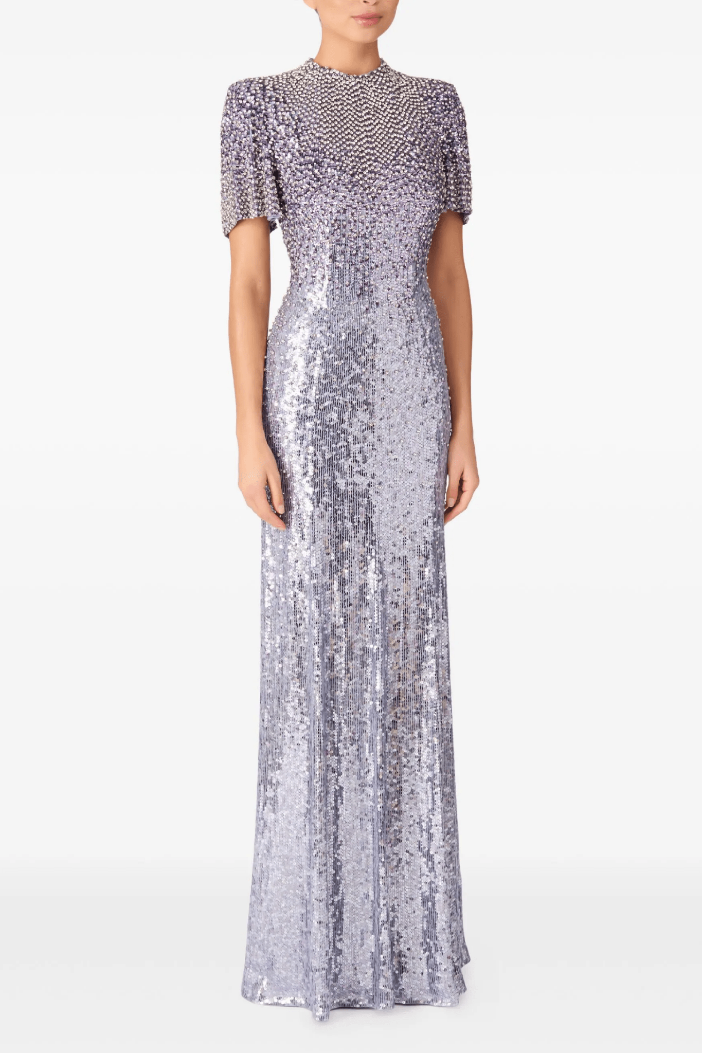 Jourdain Sequin - Embellished Gown - ALBOUSHIYA - district 5 - dubai - riyadh - abaya - dresses - designers - evening wear - luxury - elegance - craftsmanship - gowns - cocktail dresses - collections - georges